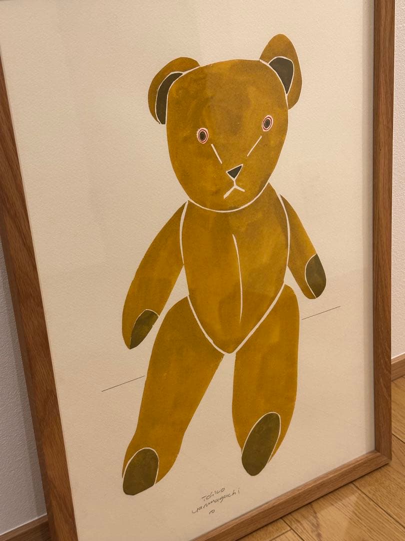 山口一郎　原画　クマ　Mサイズ　茶色