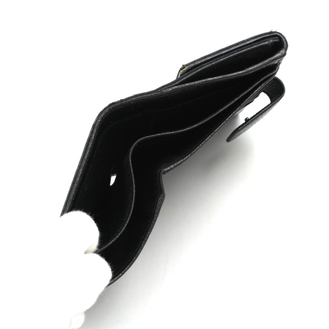 ✨未使用に近い✨　GUCCI ミニ財布　GGライン インターロッキング　ブラック