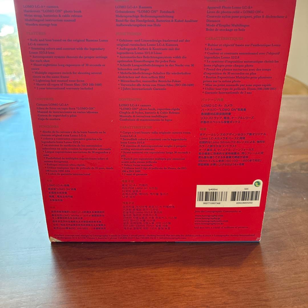 Lomo LC-A+ フィルムカメラ　木箱&フィルム&説明書有り