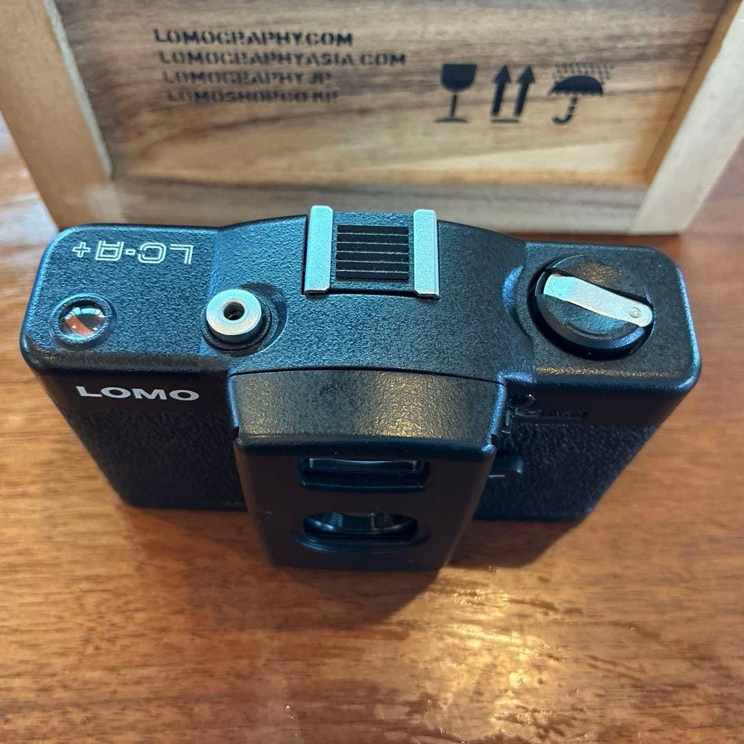 Lomo LC-A+ フィルムカメラ　木箱&フィルム&説明書有り