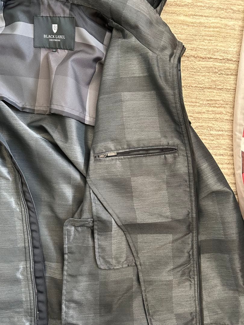 BLACK LABEL CRESTBRIDGE フード付きジャケット L グレー