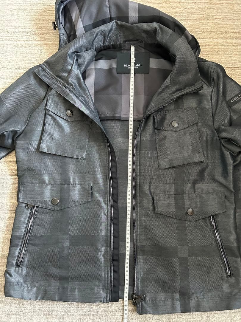 BLACK LABEL CRESTBRIDGE フード付きジャケット L グレー