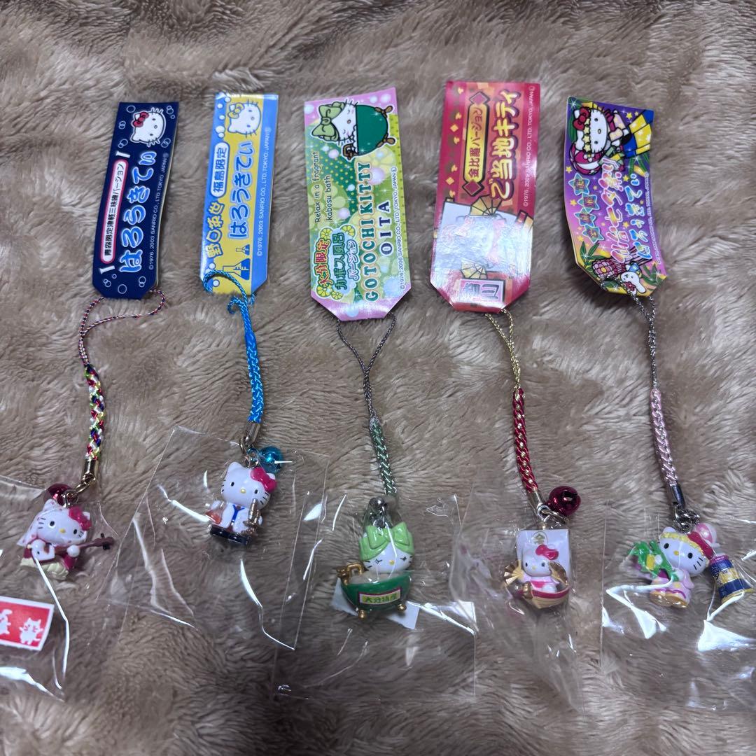 星*奨様 ハローキティ ご当地 根付け ストラップ 50点 まとめ売り
