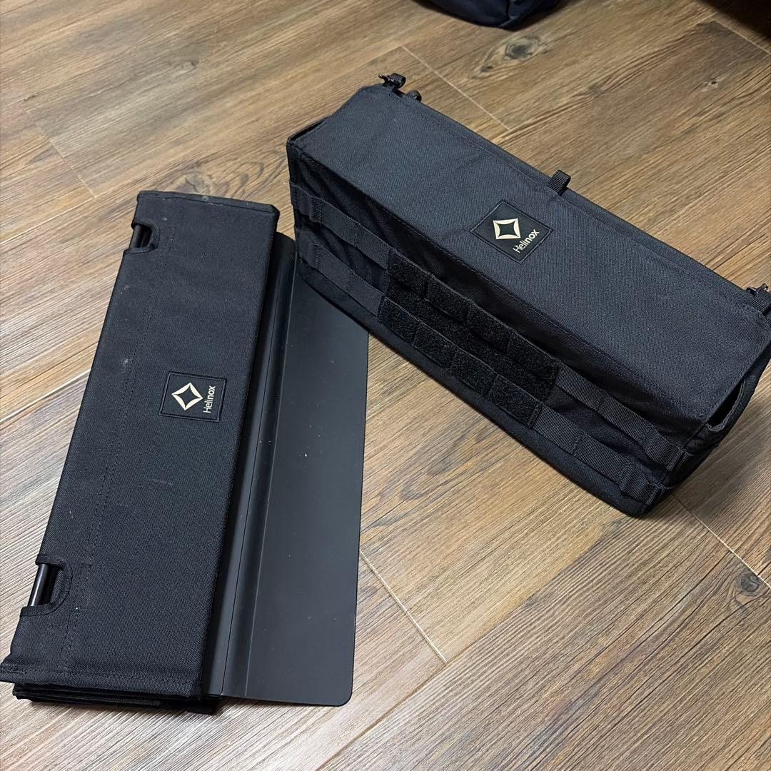 ヘリノックスHelinoxタクティカルテーブル M ブラック サイドストレージ