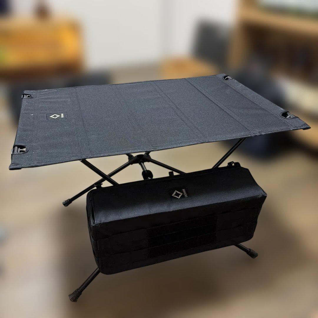 ヘリノックスHelinoxタクティカルテーブル M ブラック サイドストレージ