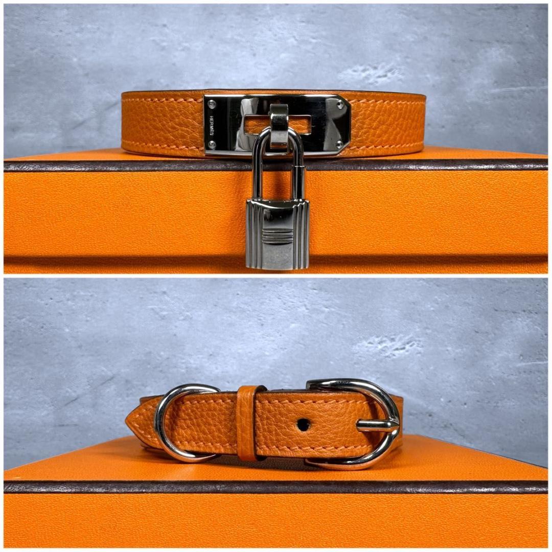 【希少/美品】HERMES ケリー ペット用 首輪 リード セット カデナ 付き