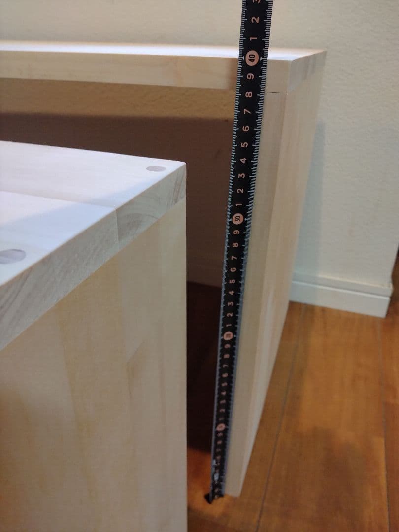 木製　ハンドメイド　オーダー　コの字　サイドテーブル　テレビ台　水槽台　棚ラック