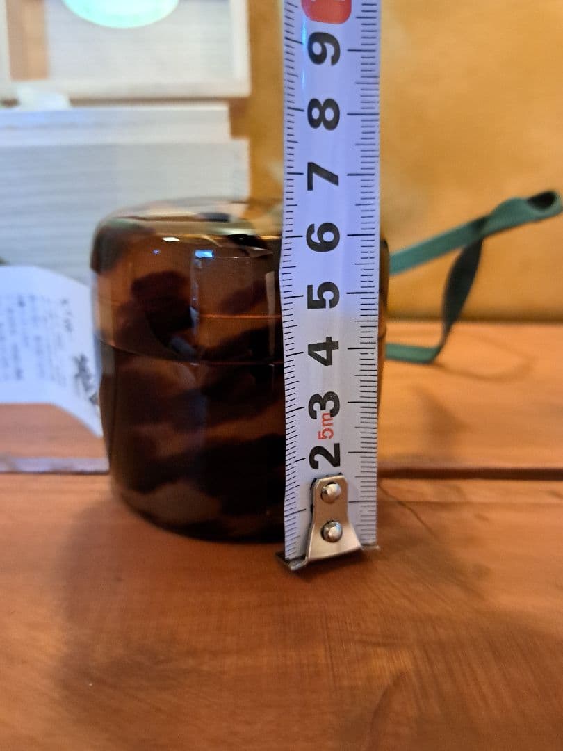 本鼈甲　棗なつめ　 箱付 　茶道具　べっ甲　 茶筒　茶器　定価65万円
