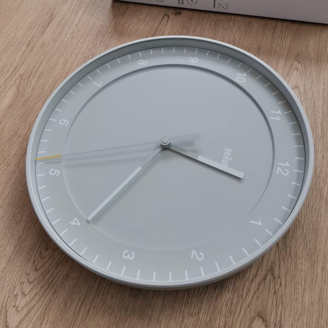 BRAUN ブラウン ウォールクロック BC17G 300mm グレー