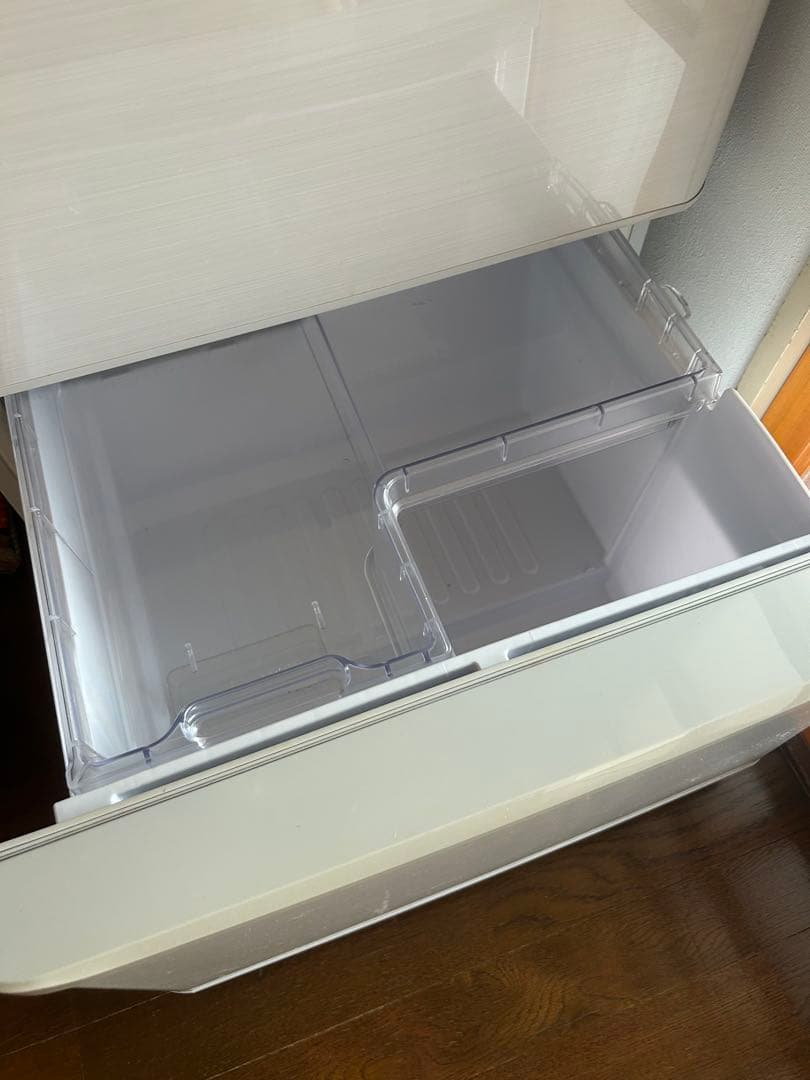 SHARP SJ-P411D-H ホワイト冷蔵庫 412L