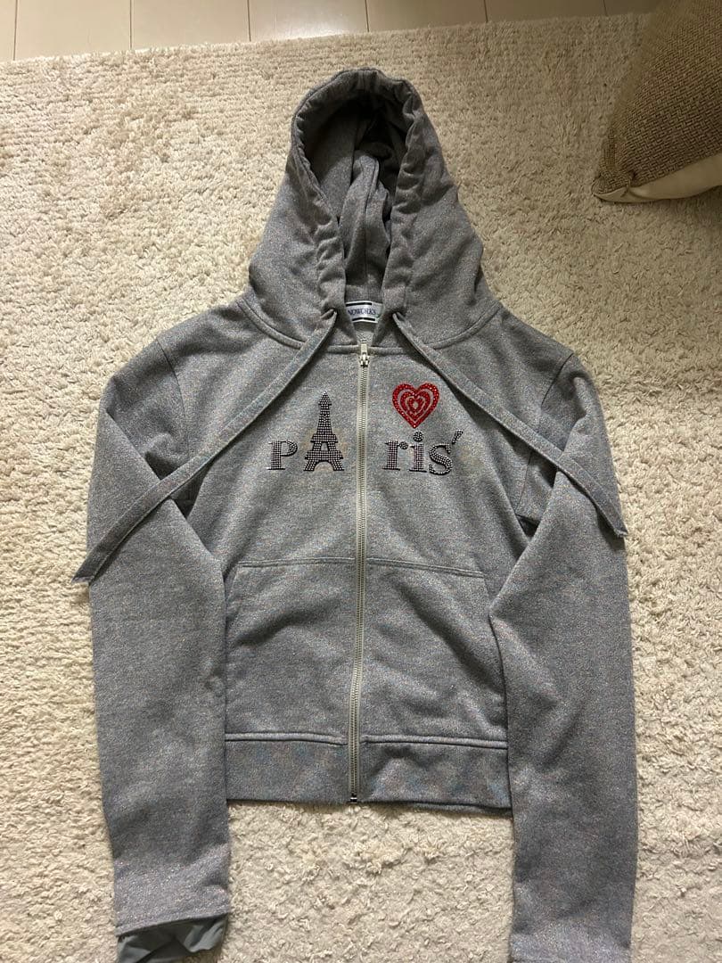 トップス Dinoworks Poris Hoodie SHINE GRAY