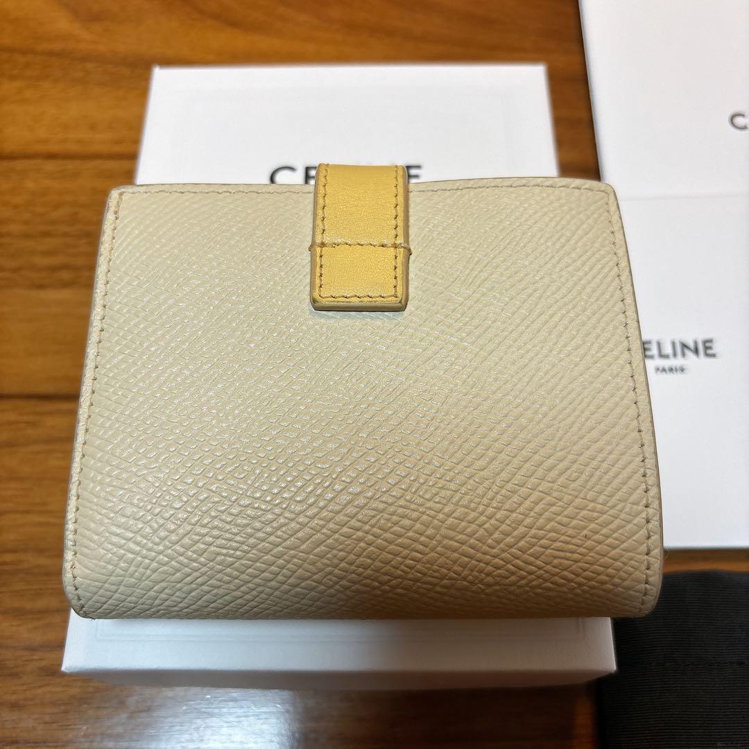 CELINE イエロー 二つ折り財布