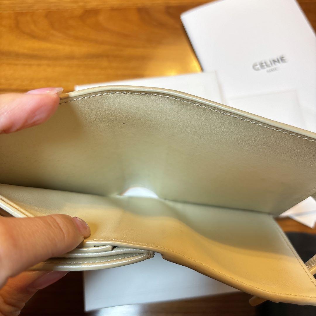 CELINE イエロー 二つ折り財布
