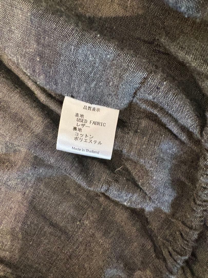 yoused レザードライバーズジャケット