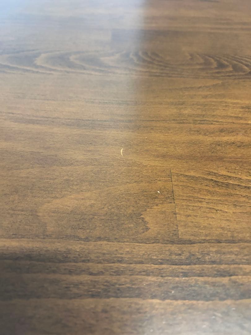 ニトリ ダイニングテーブル 2人用　ミドルブラウン