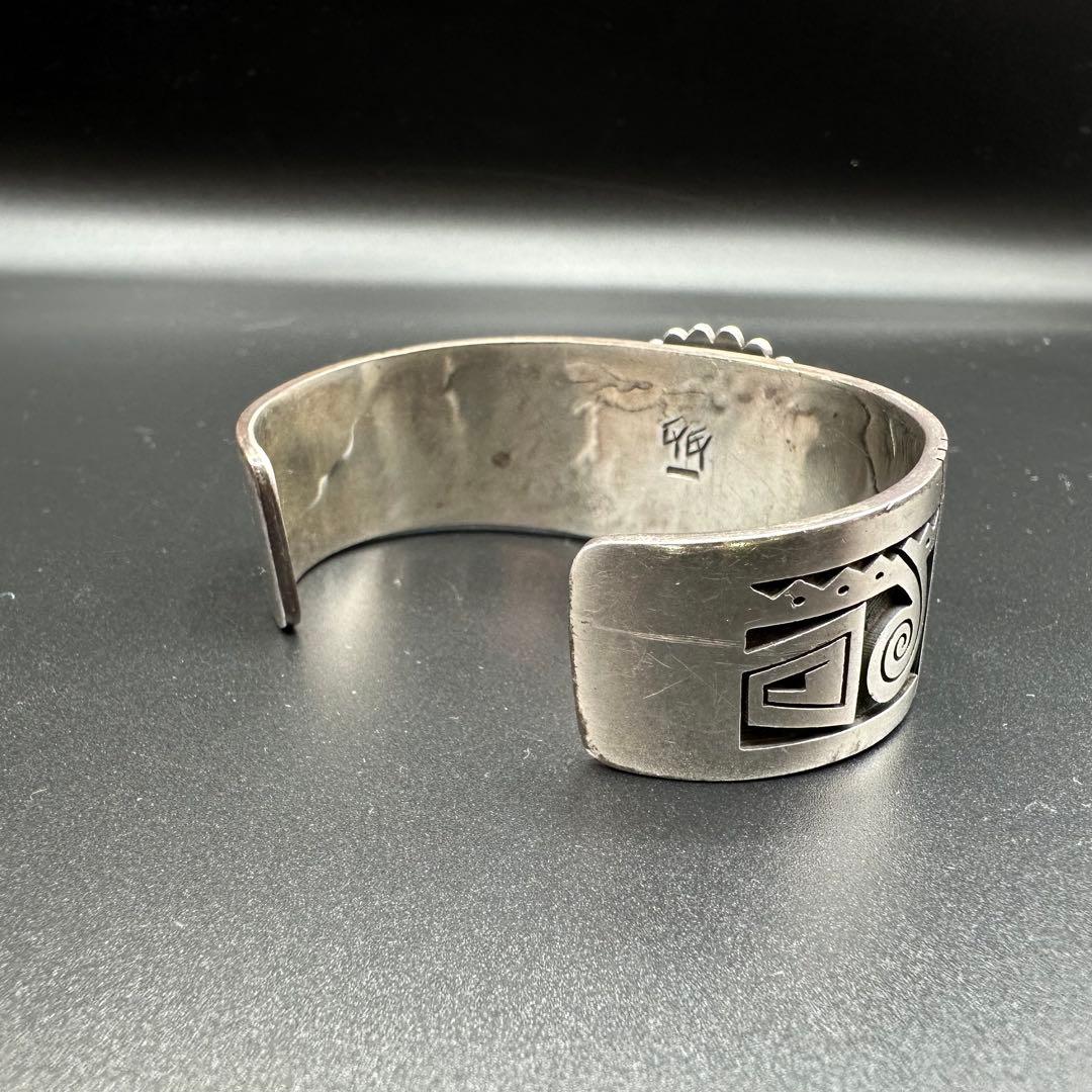 HOPI族　Gary & Elsie Yoyokie サンフェイス　バングル