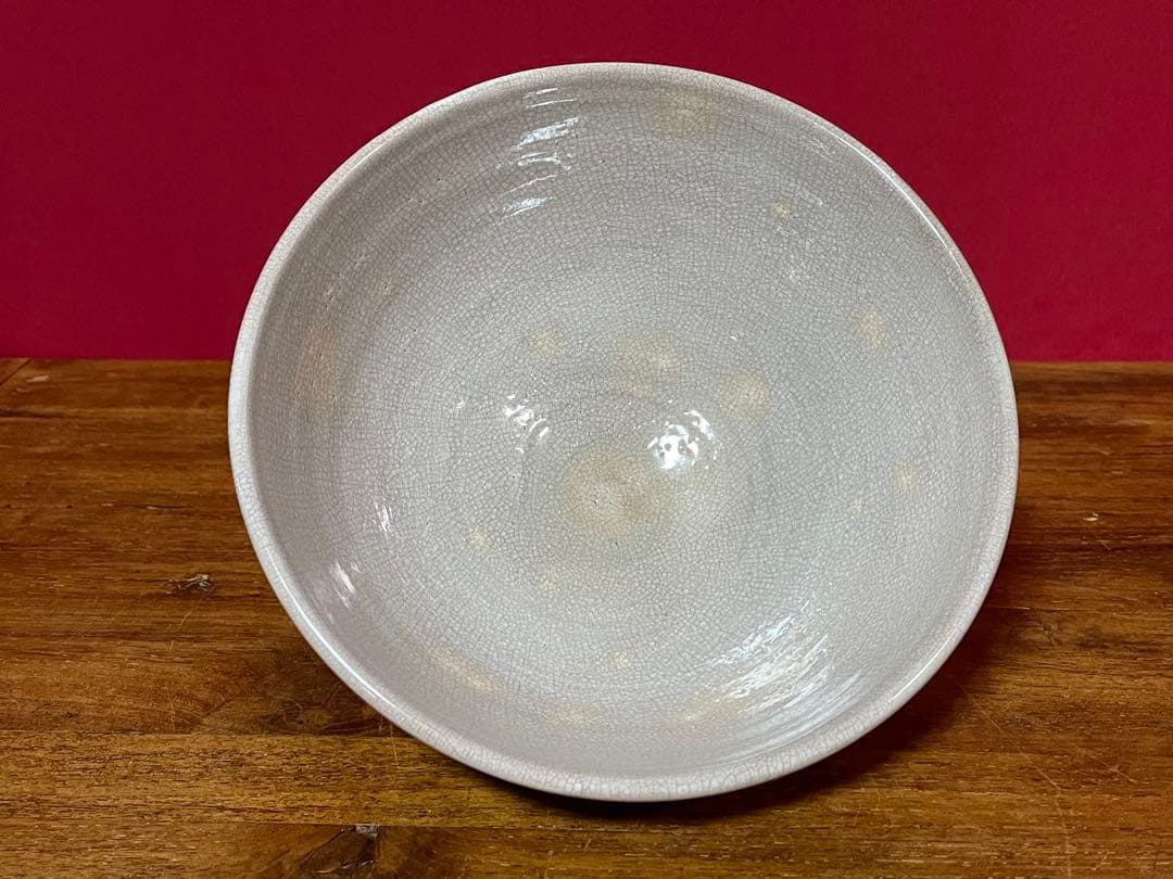 十二代坂倉新兵衛 萩鉢 裏千家十六代坐忘斎書付 共箱 美品 萩焼