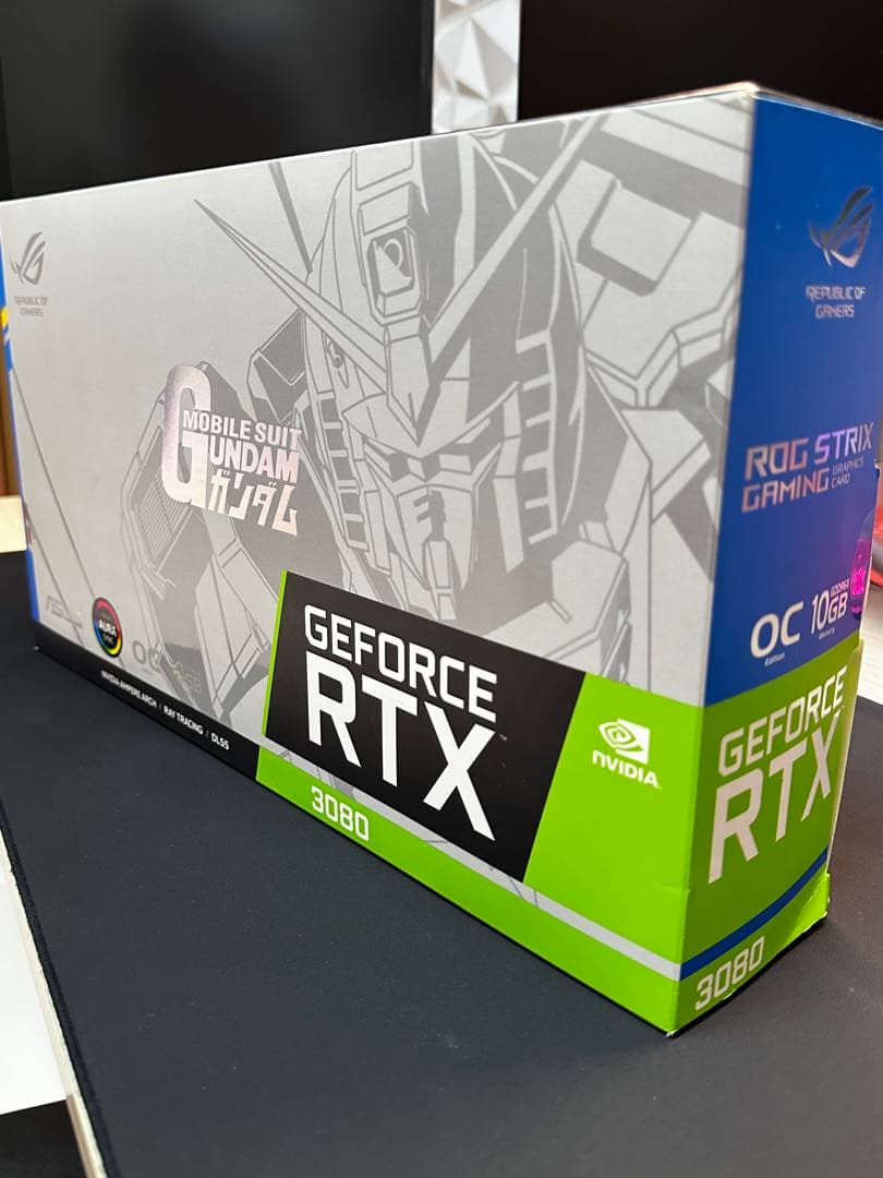 グラフィックボード・グラボ・ビデオカード ASUS ROG STRIX RTX3080 GUNDAM EDITION