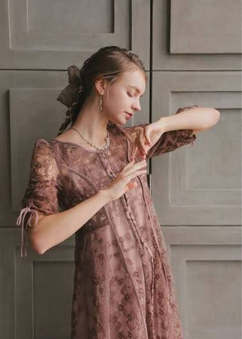 Dorry Doll エンブロイダリーレイヤードドレス