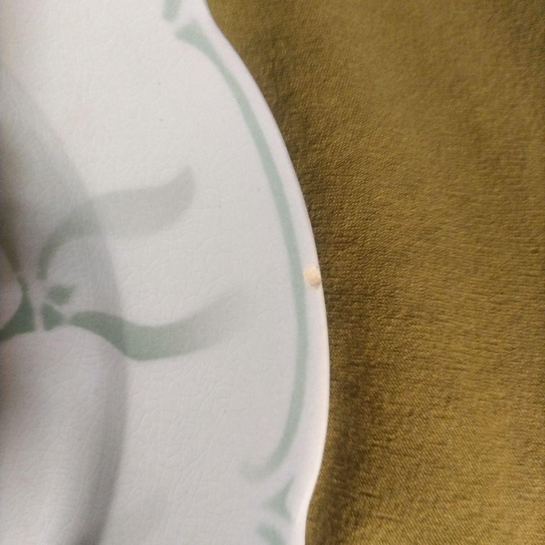 リュネヴィル窯、エドモン・ラシュナルデザイン、宿り木柄、ディナープレート（４)