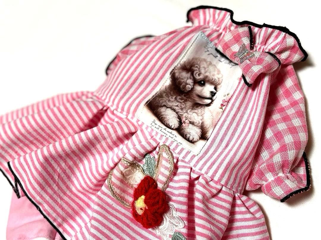 ハンドメイド犬服　ワンピース　SS まとめて　新作セール　女の子用　3点セット