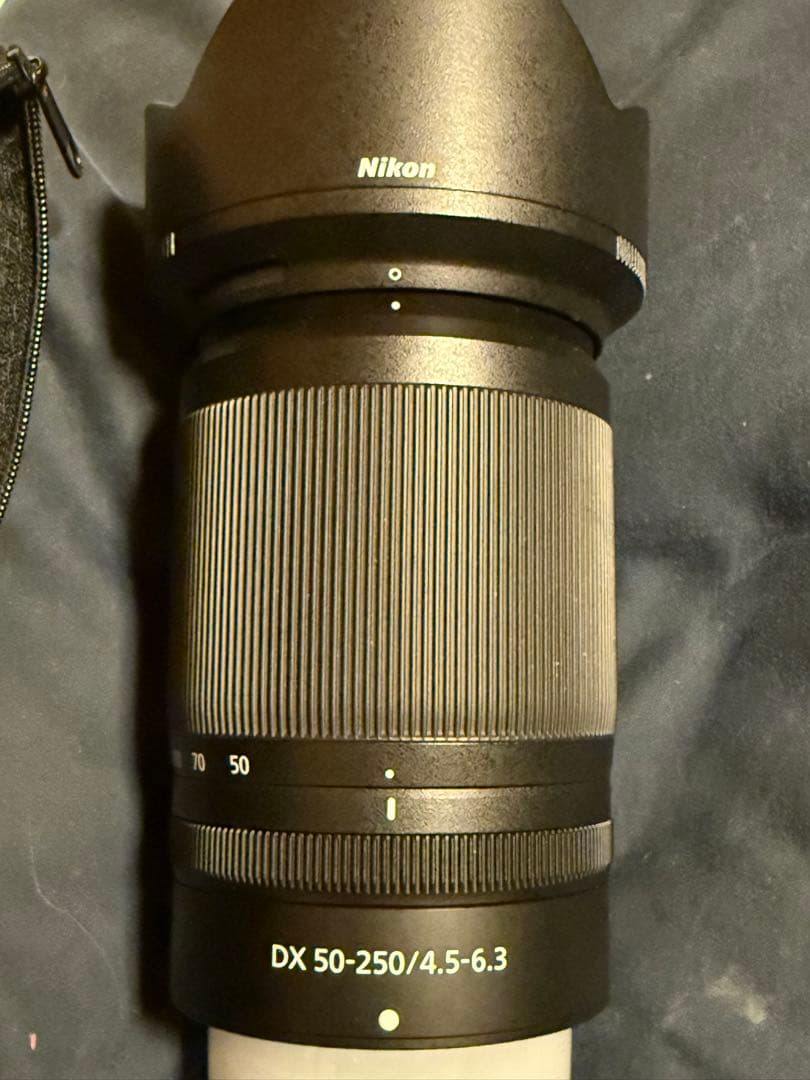 zマウントレンズ　Nikon DX 50-250mm zズームレンズ zマウント