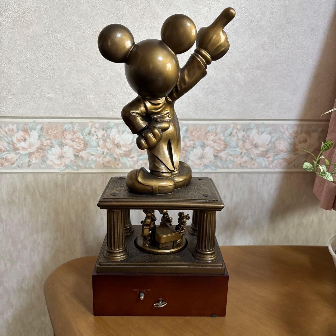ミッキーマウス ブロンズ　オルゴール