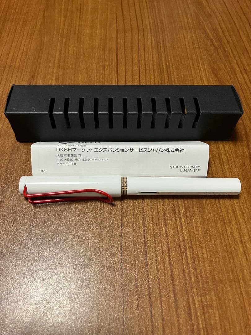 【未使用品】LAMY ラミー サファリ レッドクリップ 漢字ニブ