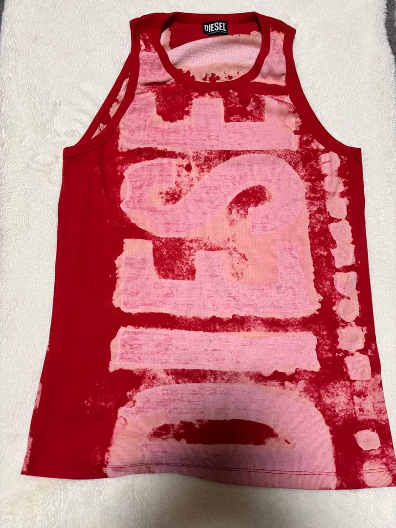長渕剛 DIESEL タンクトップ XL レッド