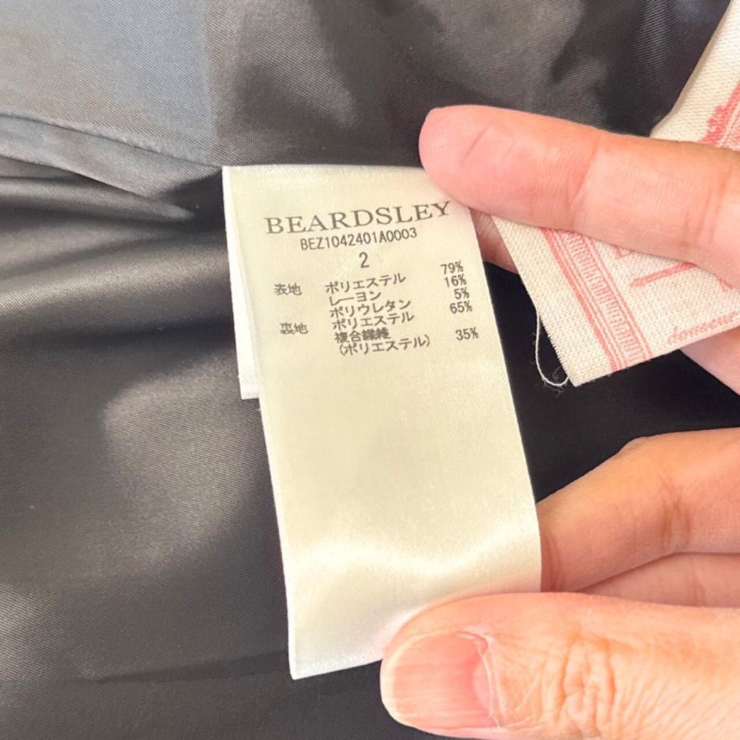 BEARDSLEY 24年製 ダンボールタイトスカート ブラック ビアズリー