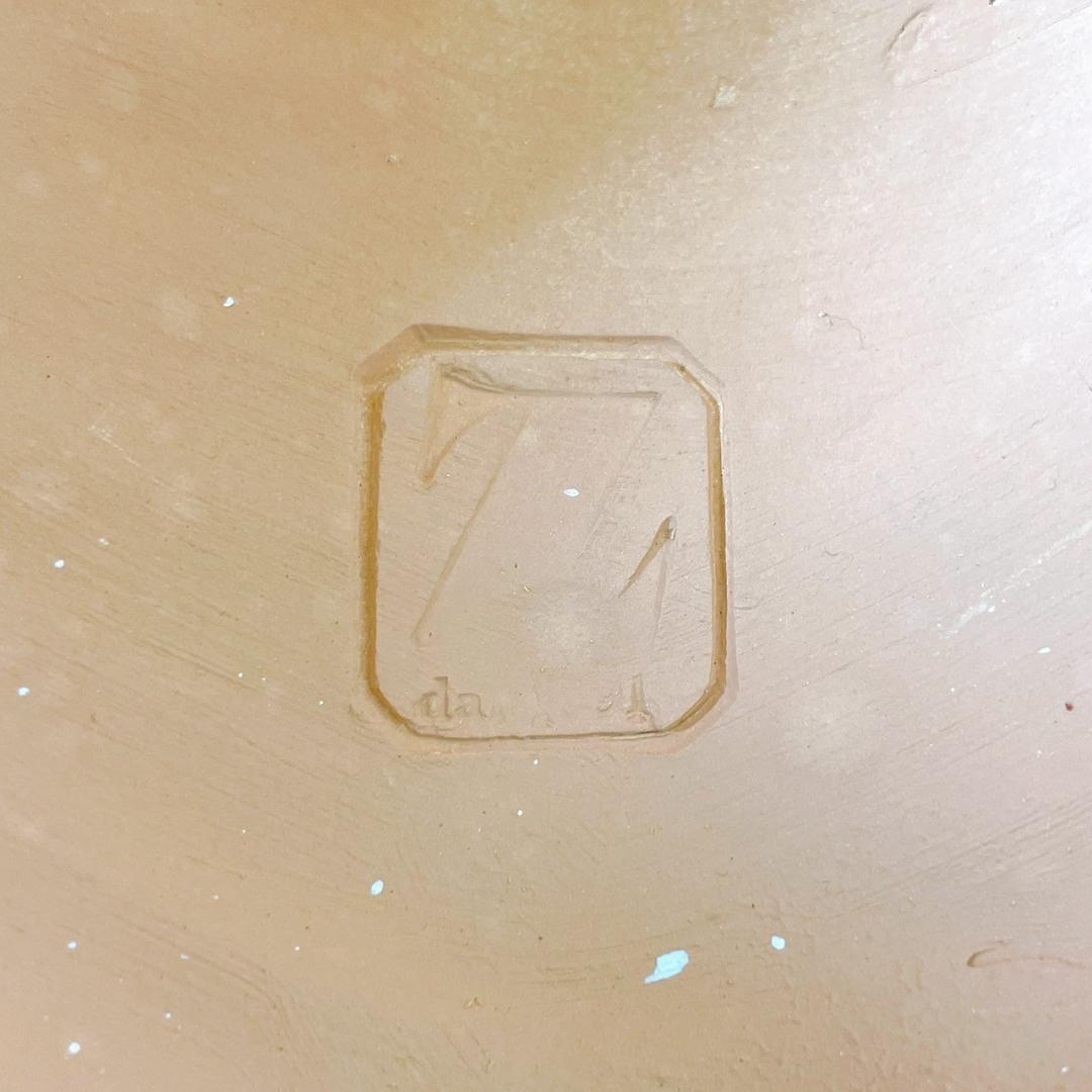 アンティーク風 インテリアコンポート ガラス×陶器 台座付き