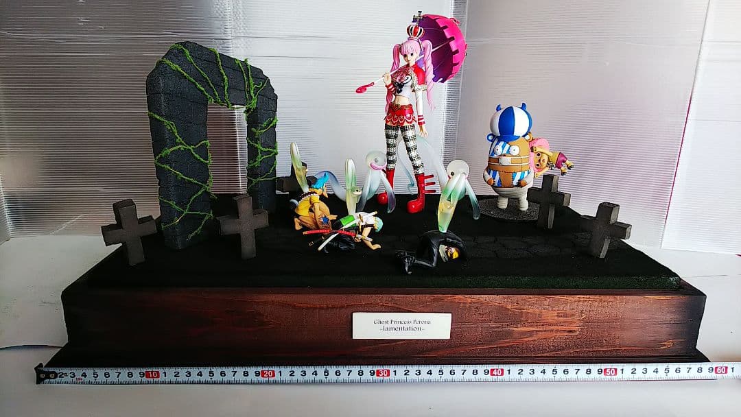 ワンピース ジオラマ ペローナ ゾロ サンジ フランキー クマシー