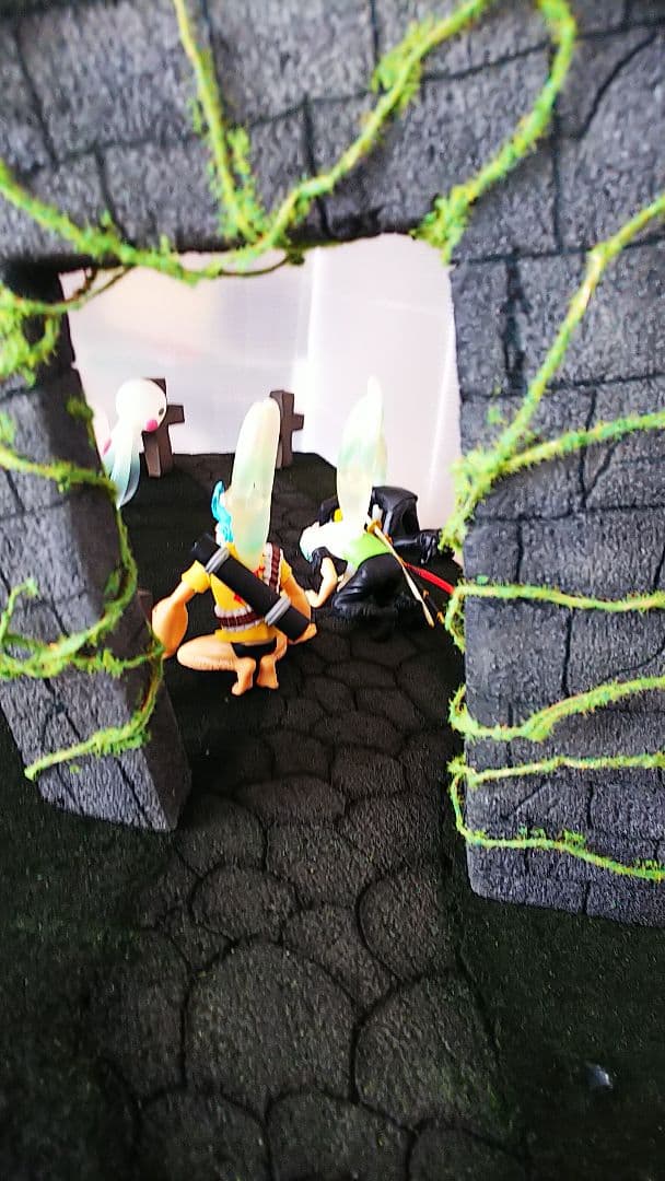 ワンピース ジオラマ ペローナ ゾロ サンジ フランキー クマシー