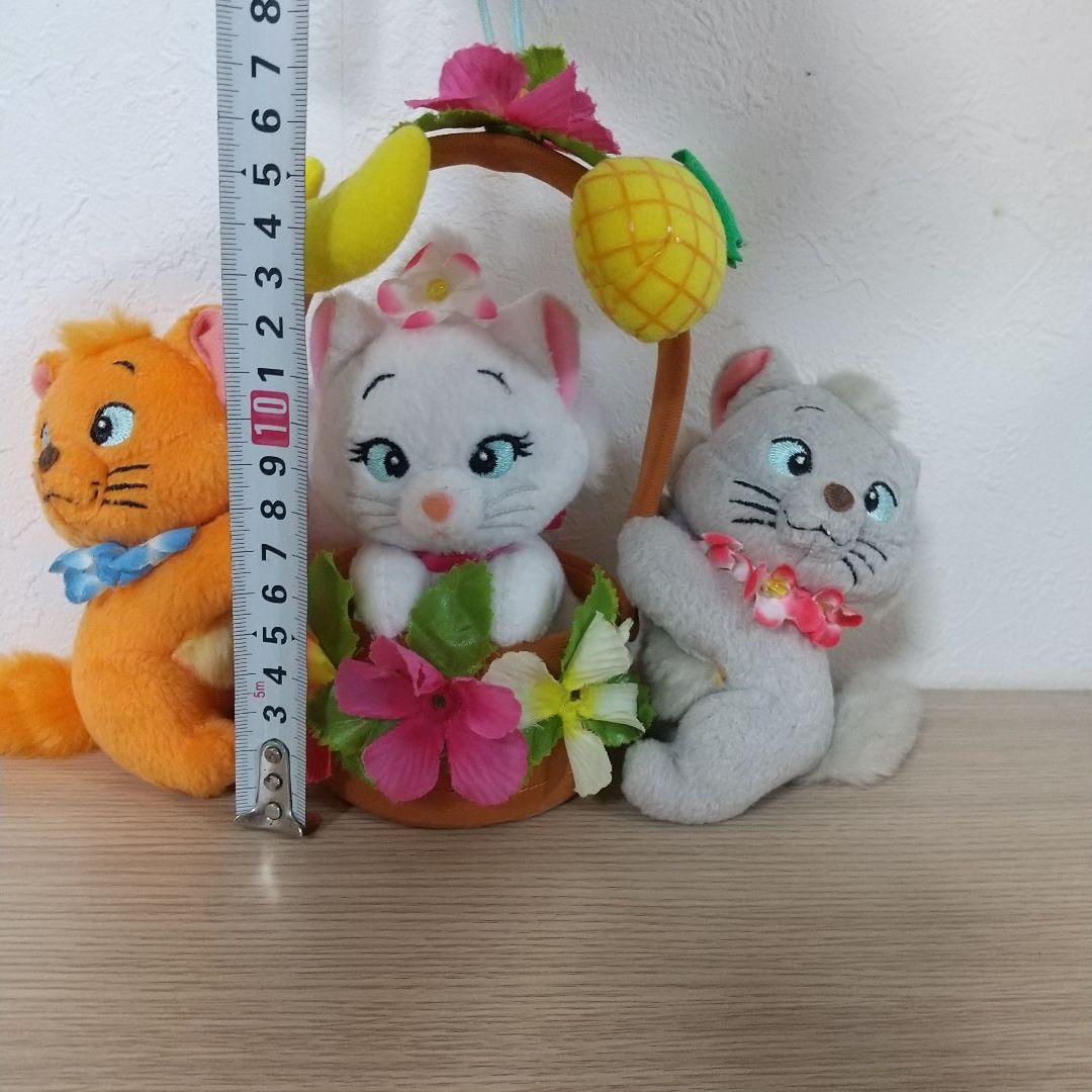ディズニー　マリー　ベルリオーズ　トゥルーズ　おしゃれキャット　ぬいぐるみ
