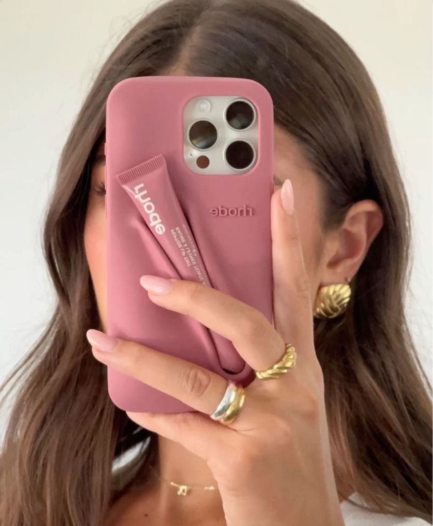 【】rhode salty tanケースリップ付き