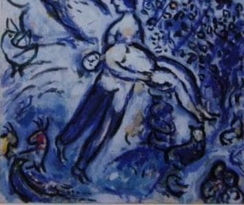 マルク・シャガール、「La Creation」、厳選、希少大判画集・額装画