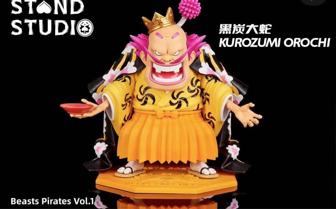 ワンピース 黒炭オロチ ガレージキット ガレキ スタチュー③