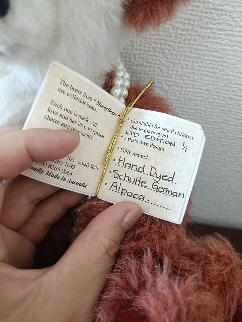 マレイベア　maray bear 海外作家　テディベア　アーティスト