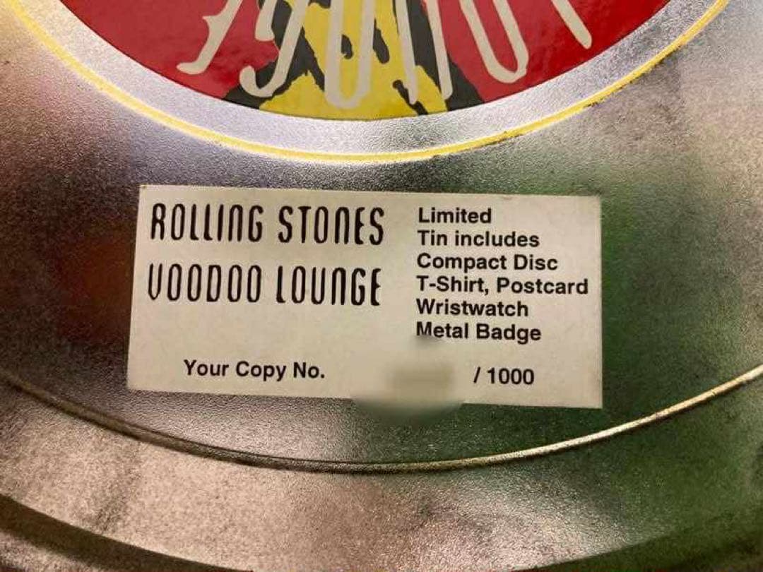 【CD腕時計】ローリングストーンズ限定メタルVOODOOセット　激レア品1629