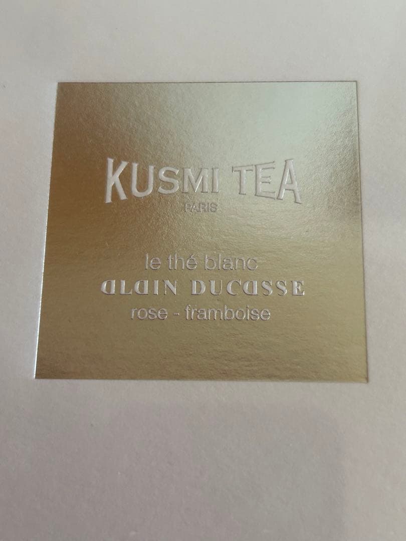 KUSMI TEA クスミティー　テ　ブラン　アラン　デュカス