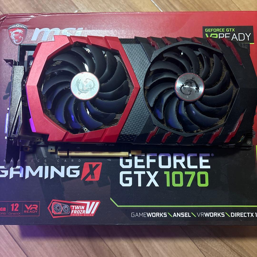 グラフィックボード・グラボ・ビデオカード MSI GeForce GTX 1070 Gaming X