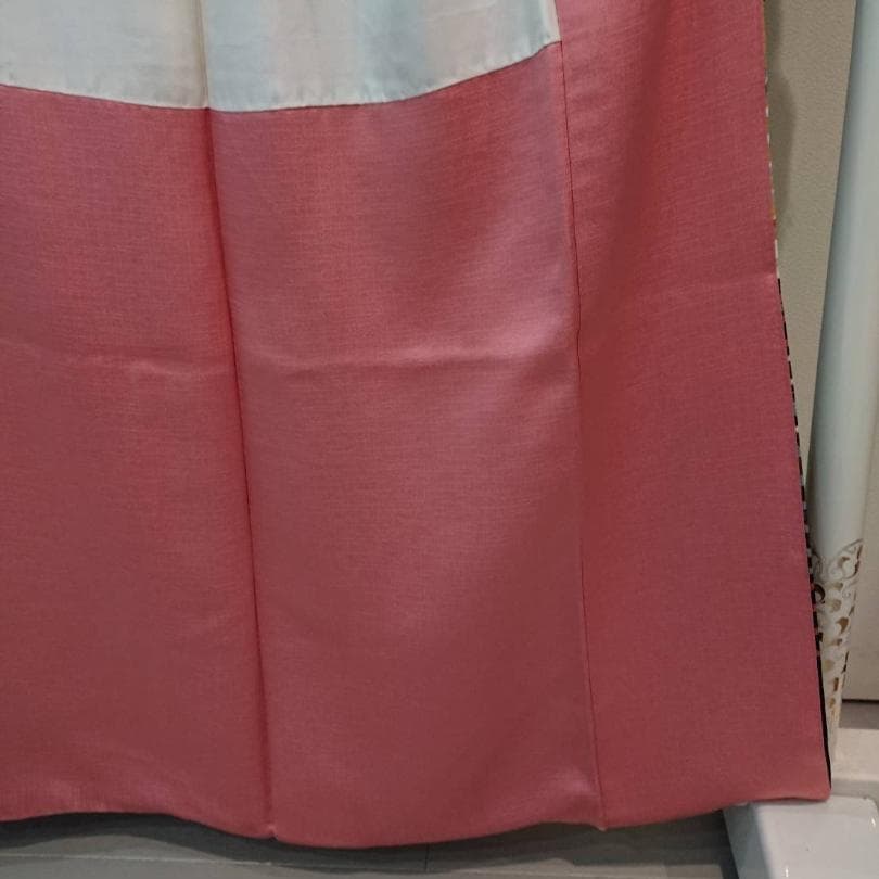 【中古品】振袖・エンジ下黒波【b232】/成人式/卒業式/結婚式/