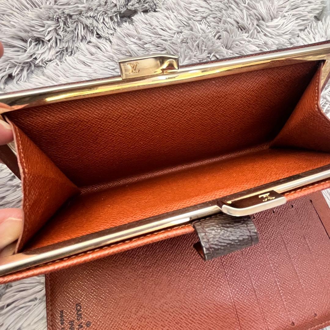 美品　ルイヴィトン　コンチネンタル　クラッチ　折り財布　がま口　モノグラム