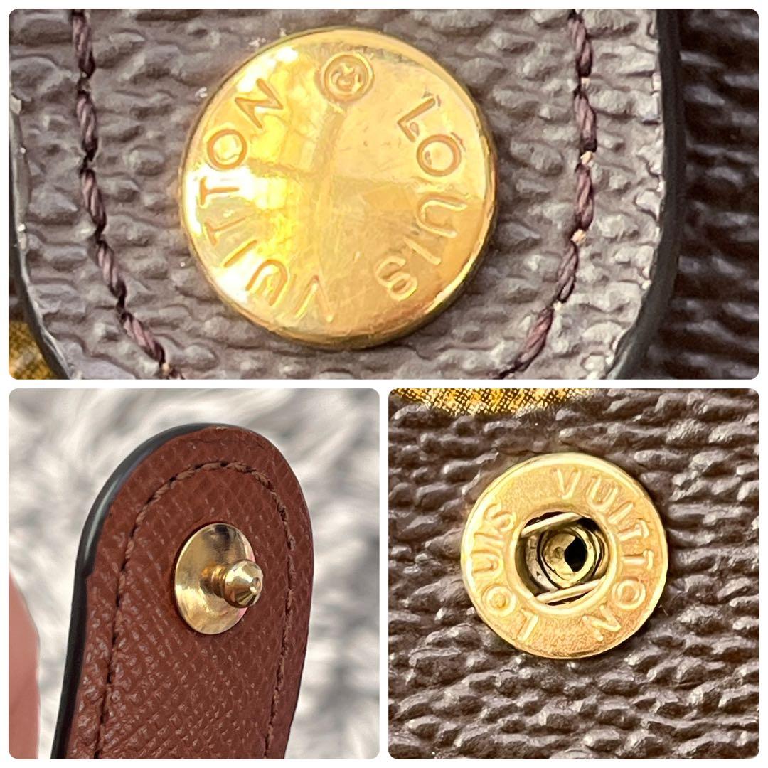 美品　ルイヴィトン　コンチネンタル　クラッチ　折り財布　がま口　モノグラム