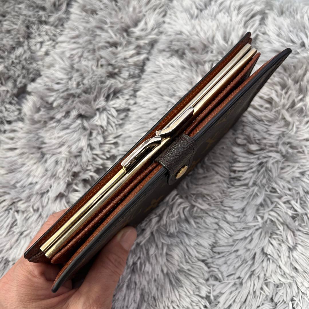 美品　ルイヴィトン　コンチネンタル　クラッチ　折り財布　がま口　モノグラム