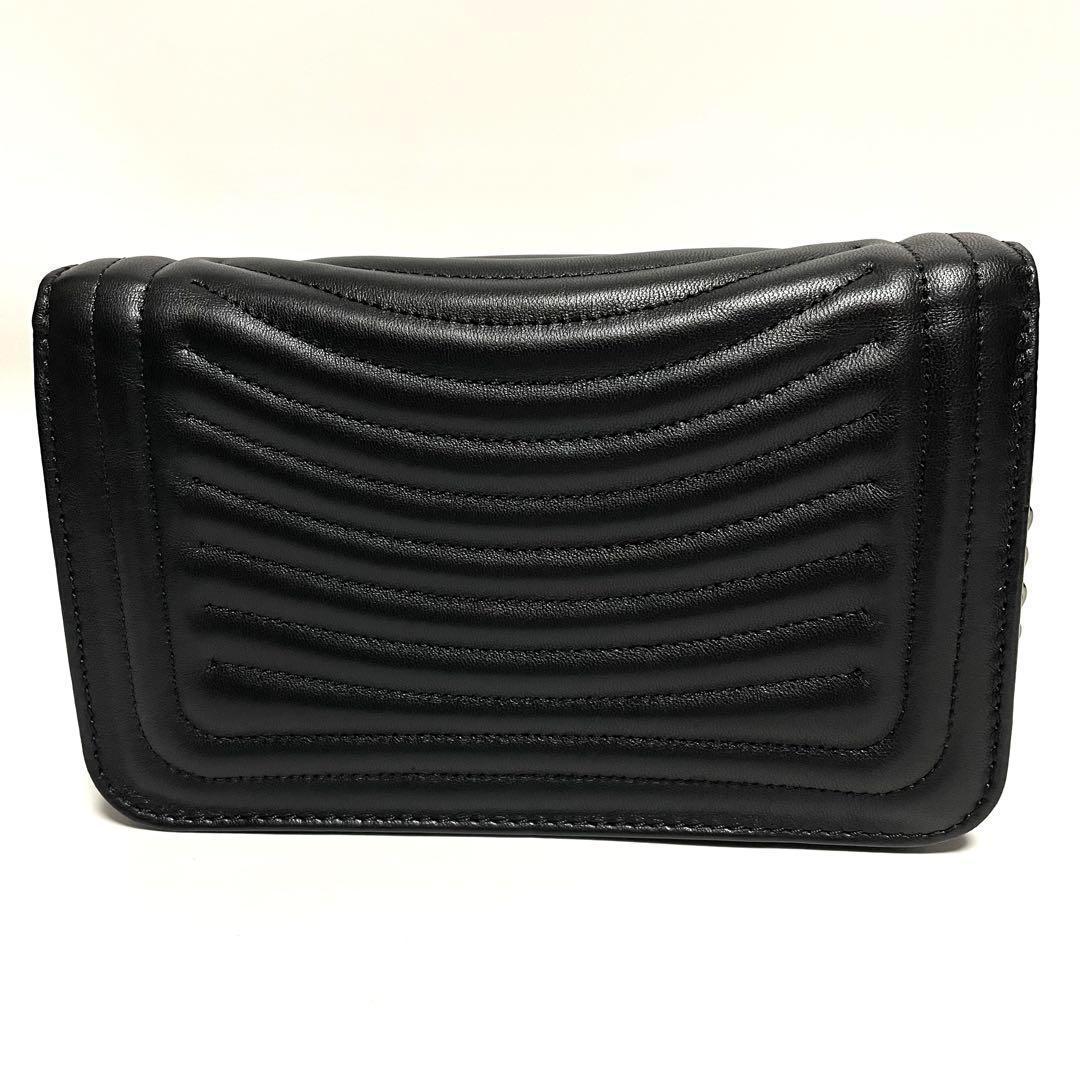 ✨美品✨LONGCHAMP キャヴァルケイド レザー チェーンクロスボディバッグ