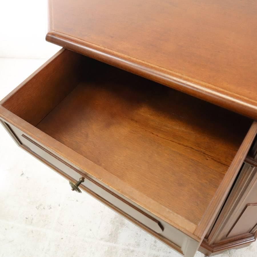 値下ヴェローナクラシック 象嵌 サイドボード 幅80cm 鍵付き イタリア製