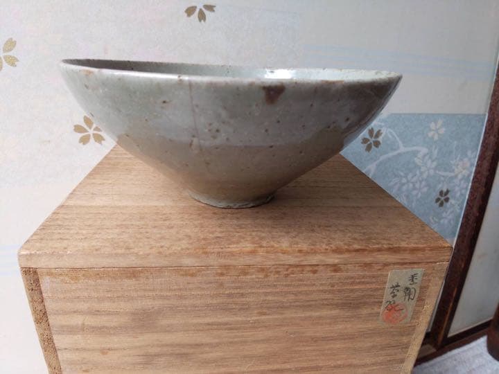 お値下げ中　李朝茶碗大振 骨董品 茶道具 古美術　箱付