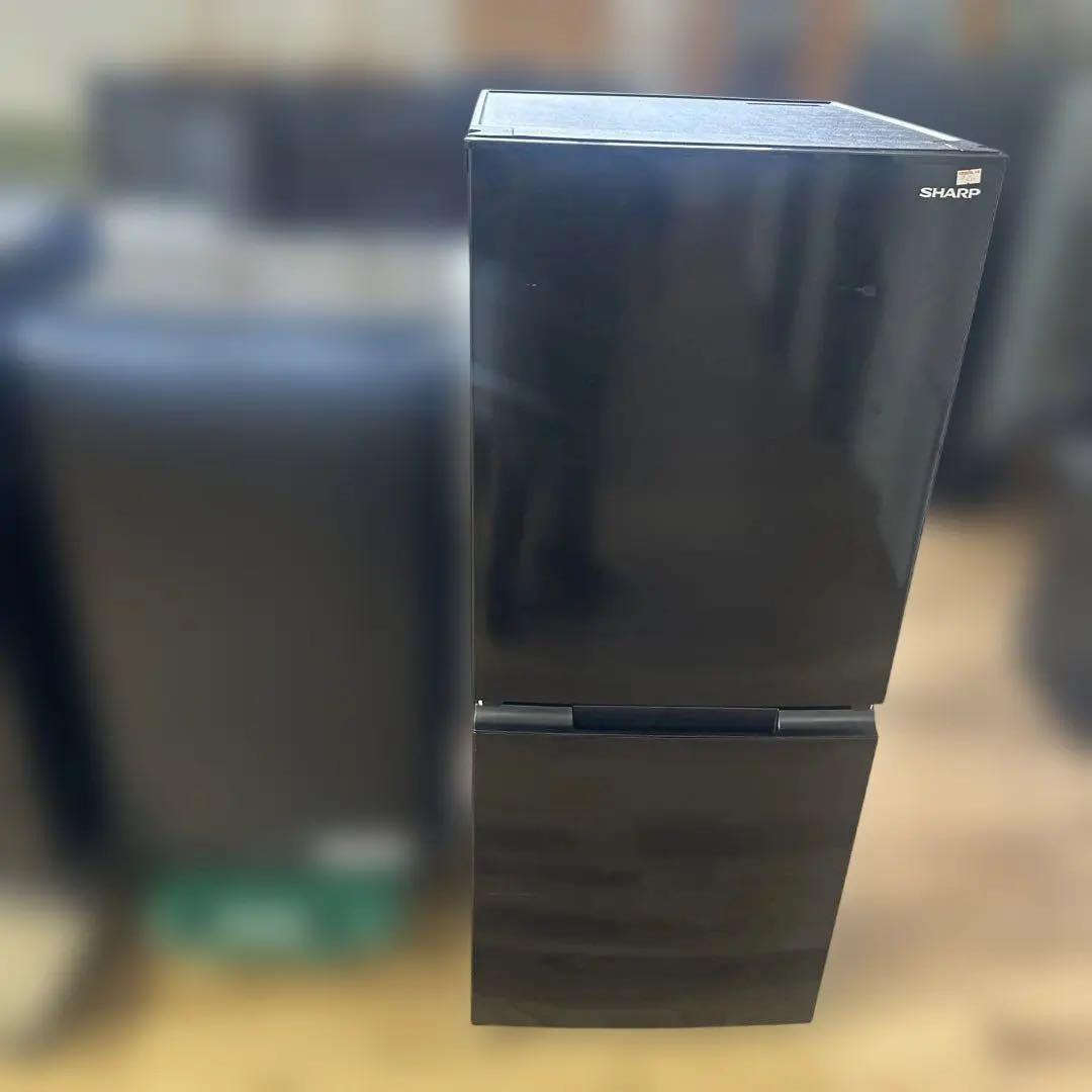 自社配送設置無料高年式シャープ冷蔵庫　ハイセンス洗濯機ブラックセット　一人暮らし