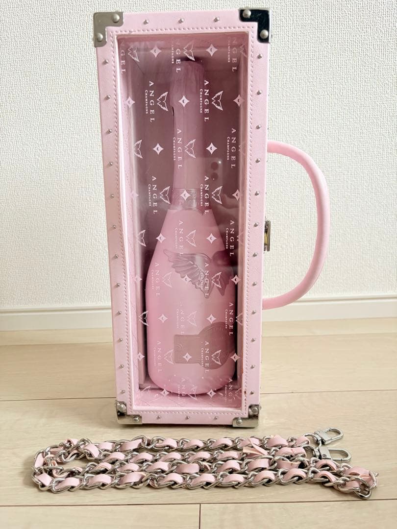 未開封 エンジェル シャンパン ドゥミセック ロゼ ピンク